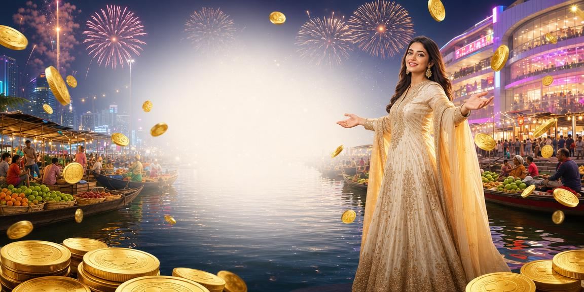 বারিসাল পোকের গেমের নতুন উজ্জ্বল নীয়ন লাইটিং